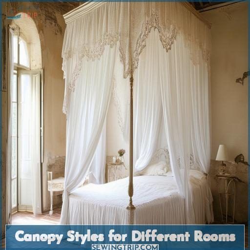 Canopy Styles for Different Rooms