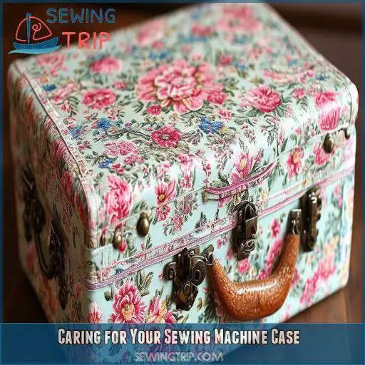 Caring for Your Sewing Machine Case