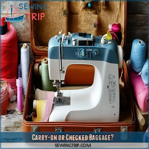 Carry-on or Checked Baggage Carry-on or Checked Baggage
