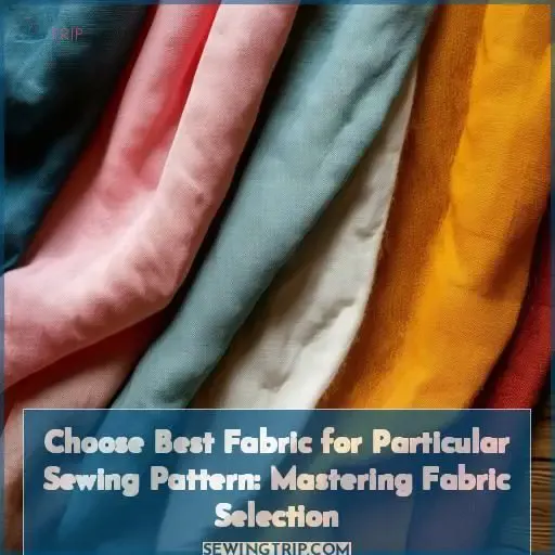 choose best fabric for particular sewing pattern