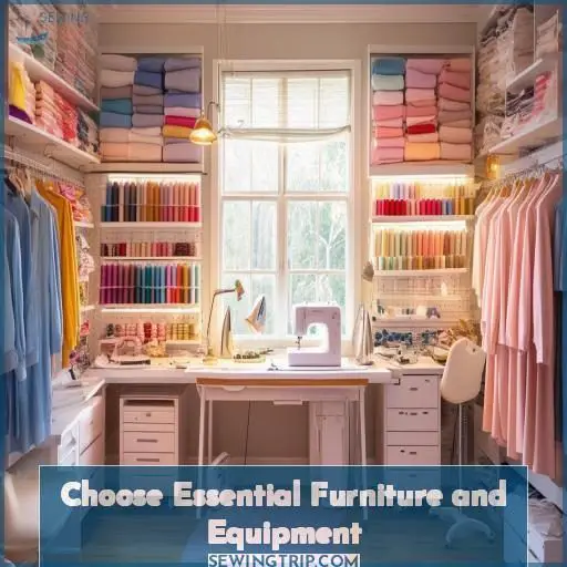 Choose Essential Furniture and Equipment