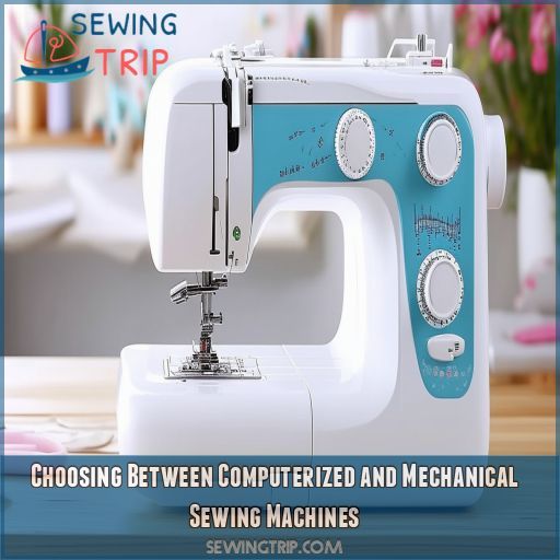 Choosing Between Computerized and Mechanical Sewing Machines