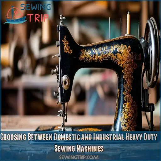 Choosing Between Domestic and Industrial Heavy Duty Sewing Machines