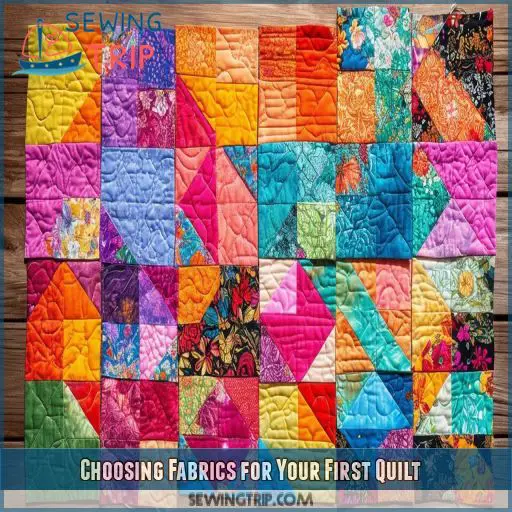 Choosing Fabrics for Your First Quilt