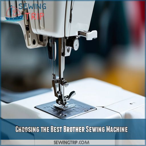 Choosing the Best Brother Sewing Machine