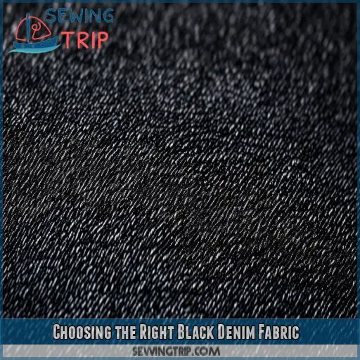 Choosing the Right Black Denim Fabric