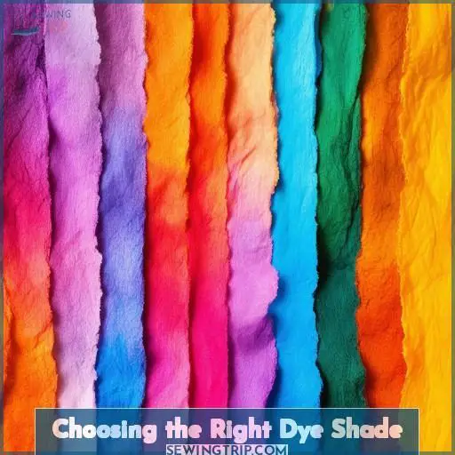 Choosing the Right Dye Shade