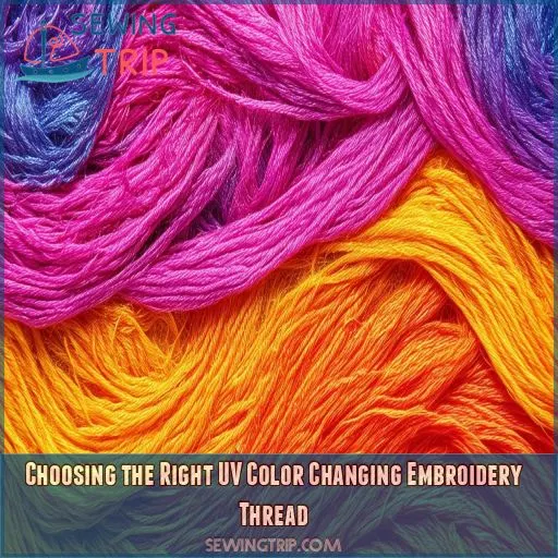 Choosing the Right UV Color Changing Embroidery Thread