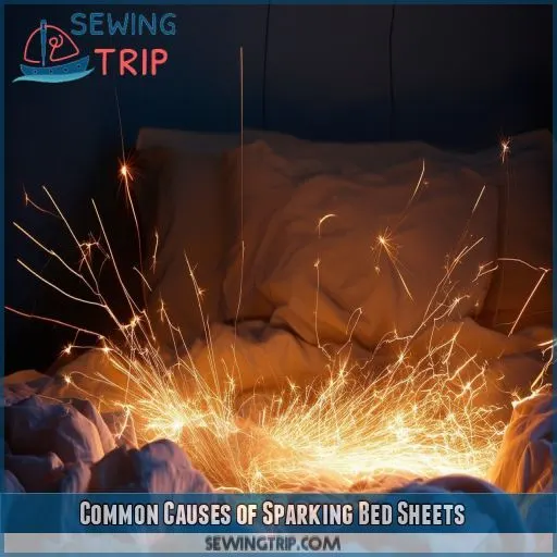 Common Causes of Sparking Bed Sheets