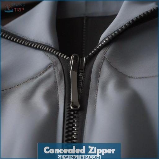 Concealed Zipper