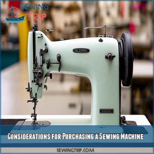 Considerations for Purchasing a Sewing Machine
