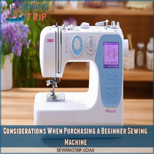 Considerations When Purchasing a Beginner Sewing Machine