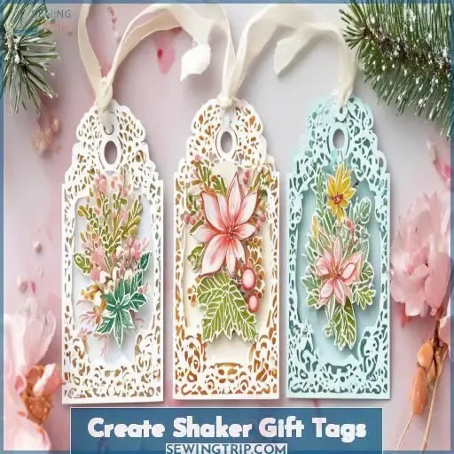 Create Shaker Gift Tags