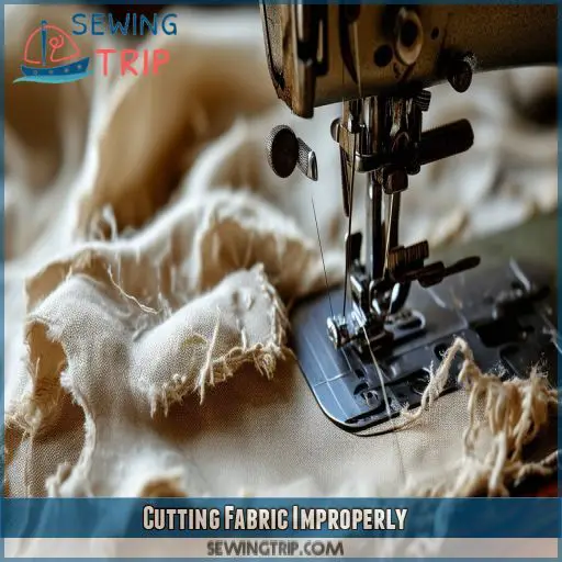 Cutting Fabric Improperly