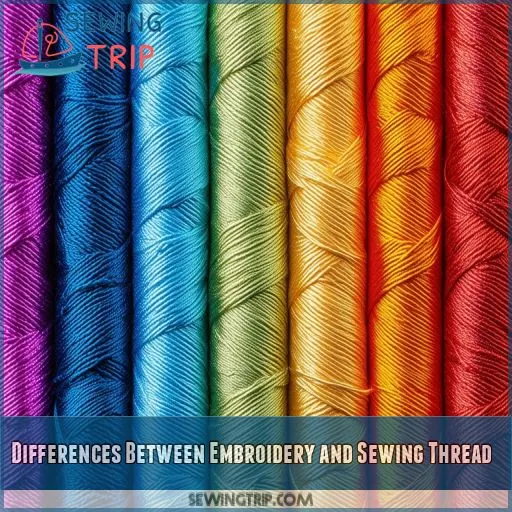 Differences Between Embroidery and Sewing Thread