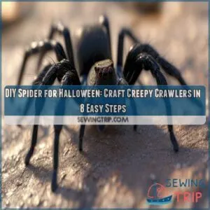diy spider for halloween