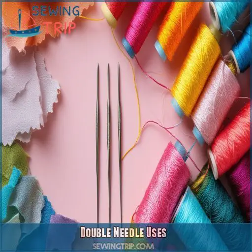 Double Needle Uses
