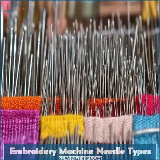 Embroidery Machine Needle Types