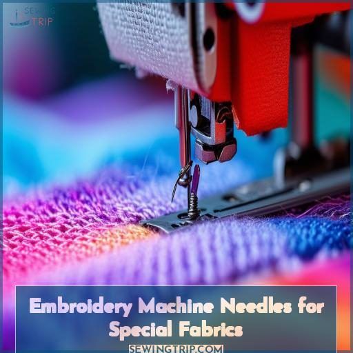 Embroidery Machine Needles for Special Fabrics