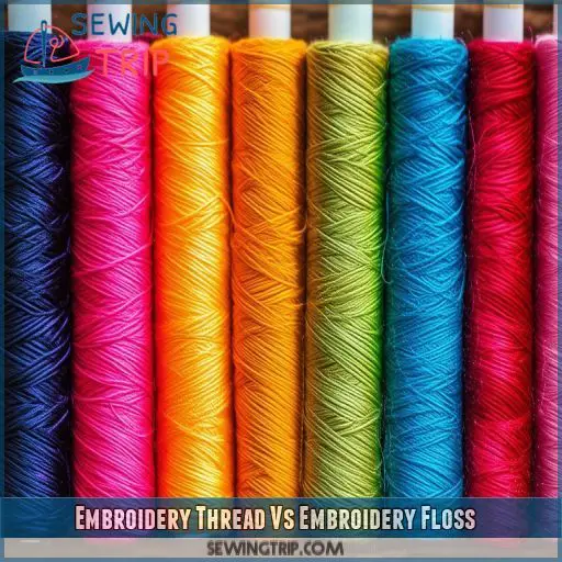 Embroidery Thread Vs Embroidery Floss