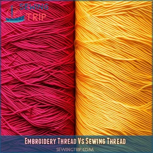 Embroidery Thread Vs Sewing Thread