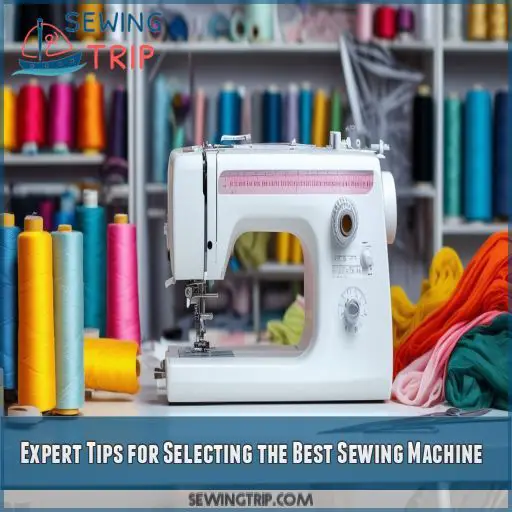 Expert Tips for Selecting the Best Sewing Machine