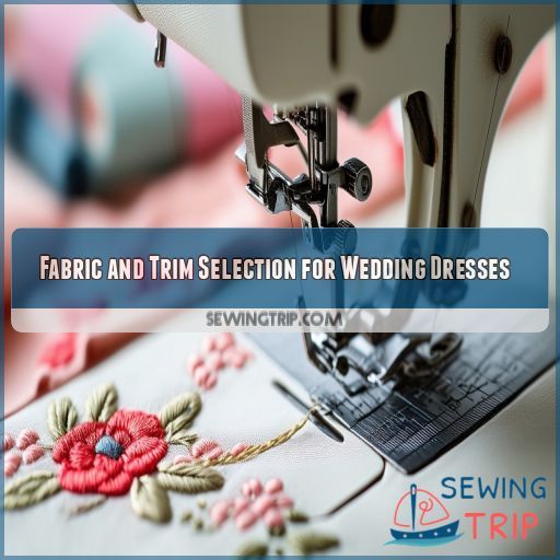 Fabric and Trim Selection for Wedding Dresses