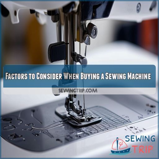 Factors to Consider When Buying a Sewing Machine