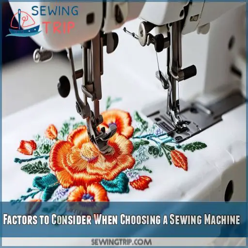 Factors to Consider When Choosing a Sewing Machine