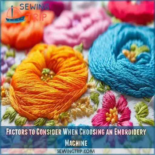 Factors to Consider When Choosing an Embroidery Machine