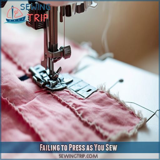 Failing to Press as You Sew