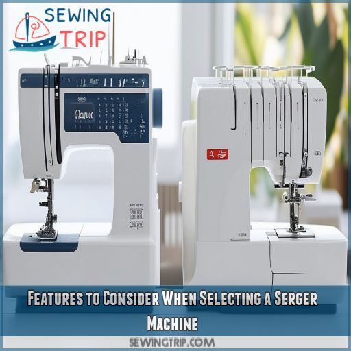 Features to Consider When Selecting a Serger Machine