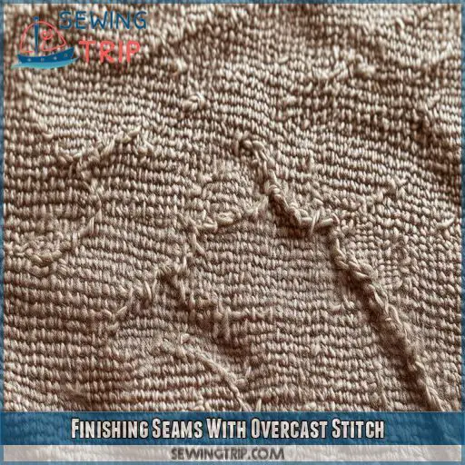 Finishing Seams With Overcast Stitch