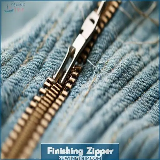 Finishing Zipper