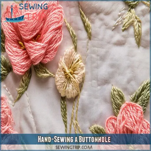 Hand-Sewing a Buttonhole