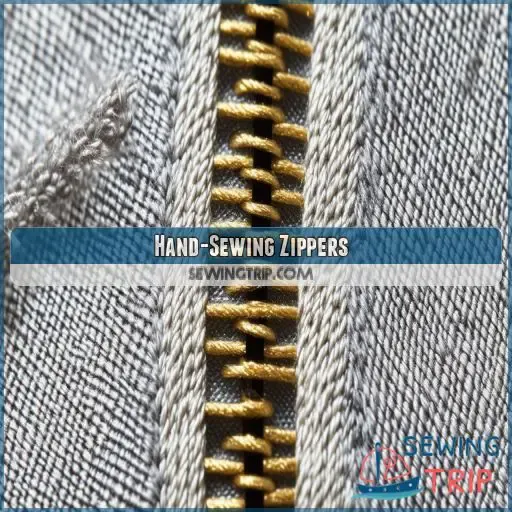 Hand-Sewing Zippers