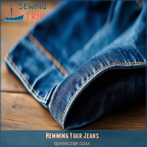 Hemming Your Jeans
