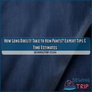 how long does it take to hem pants