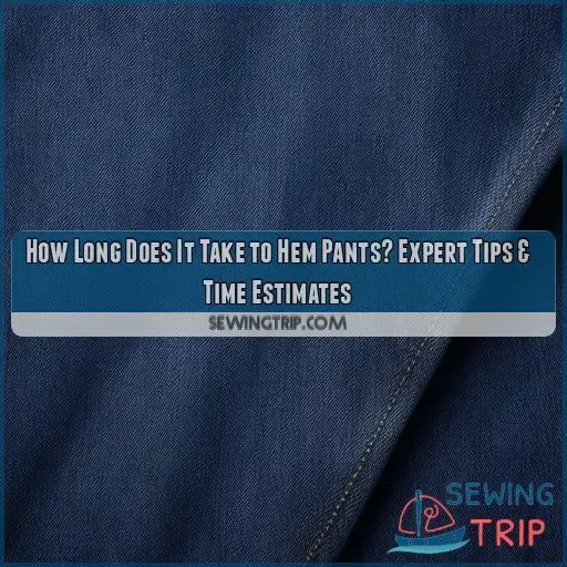 how long does it take to hem pants