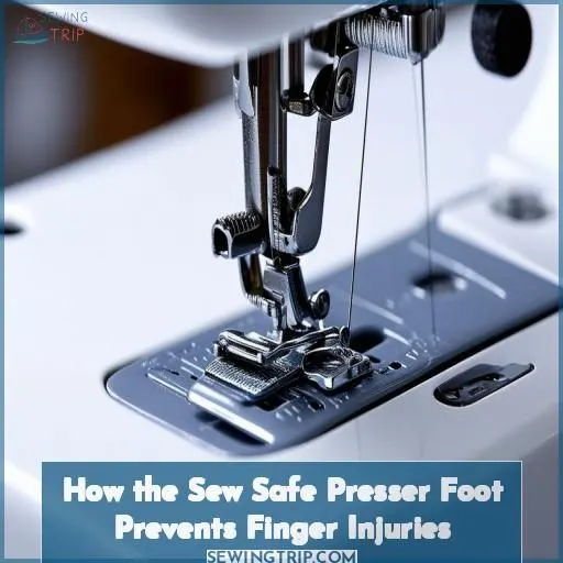 How the Sew Safe Presser Foot Prevents Finger Injuries