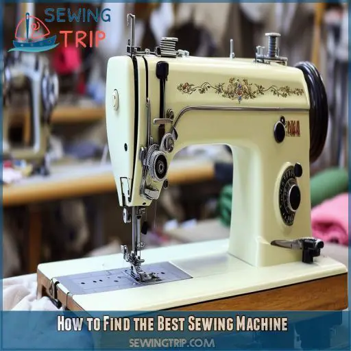 How to Find the Best Sewing Machine