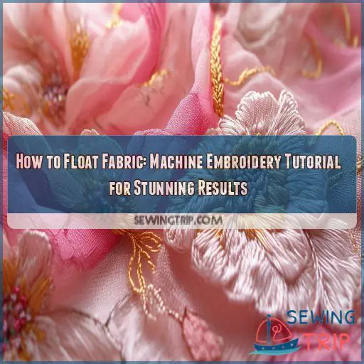 How to Float Fabric Machine Embroidery Tutorial for Stunning Results