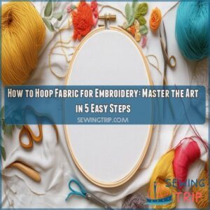 how to hoop fabric for embroidery