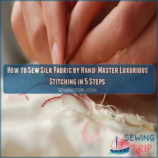 how to sew silk fabric by hand