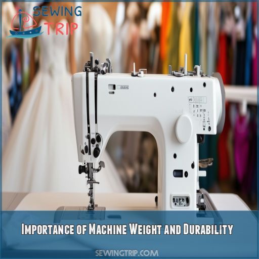 Importance of Machine Weight and Durability