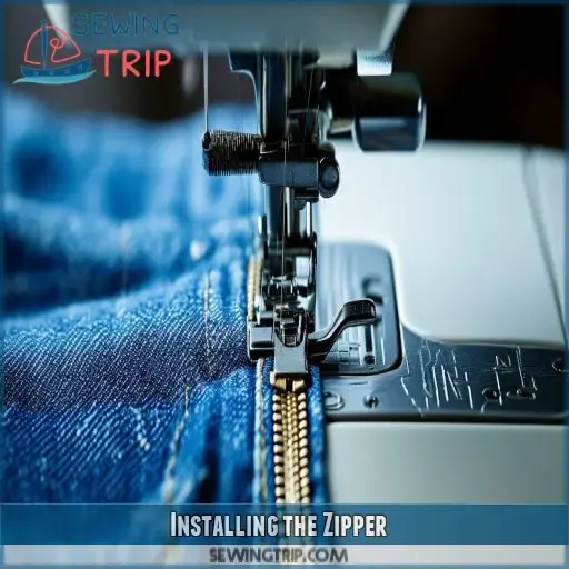 Installing the Zipper