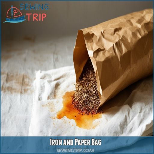 Iron and Paper Bag