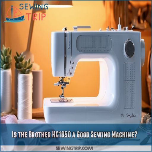 Is the Brother HC1850 a Good Sewing Machine