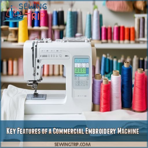 Key Features of a Commercial Embroidery Machine