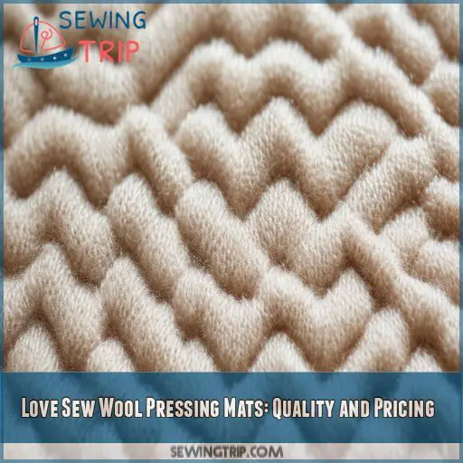 Love Sew Wool Pressing Mats: Quality and Pricing